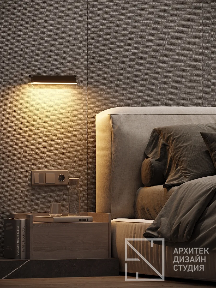 Дизайн интерьера квартиры в г. Красноярск по ул. Ладо Кецховели, 34 - Спальня - Фото 6